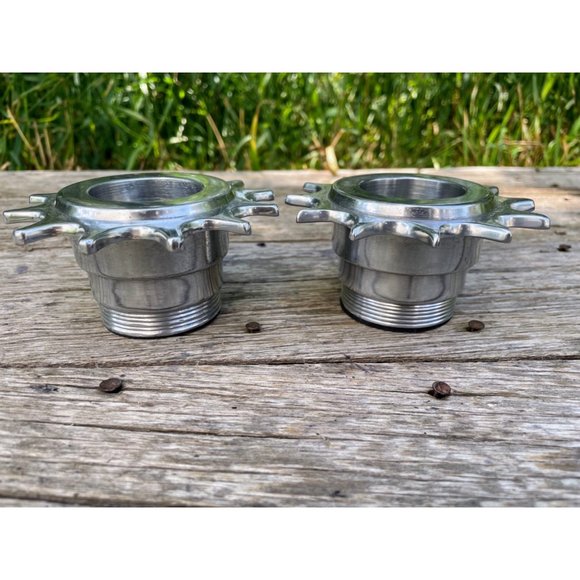 Unbranded Other - Vintage Metal Candle Votive holders Industrial Sprocket Gears